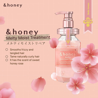 &honey - Melty Moist Repair Hair Treatment 2.0 - 445g