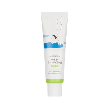 Round Lab - Birch Juice Moisturizing Mild Up Sunscreen SPF50+ PA++++ - 50ml-Wonder Skin
