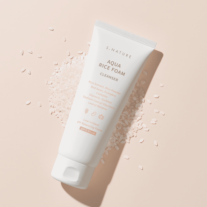 S.Nature - Aqua Rice Foam Cleanser - 80ml
