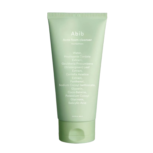 Abib - Acne Foam Cleanser Heartleaf Foam - 150ml-Wonder Skin