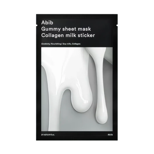 Abib - Gummy Sheet Mask Collagen Milk Sticker - 27ml-Wonder Skin