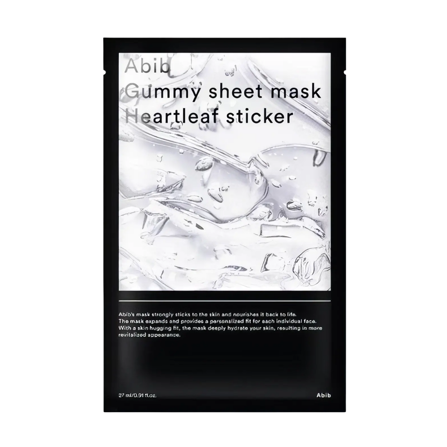 Abib - Gummy Sheet Mask Heartleaf Sticker - 27ml-Wonder Skin