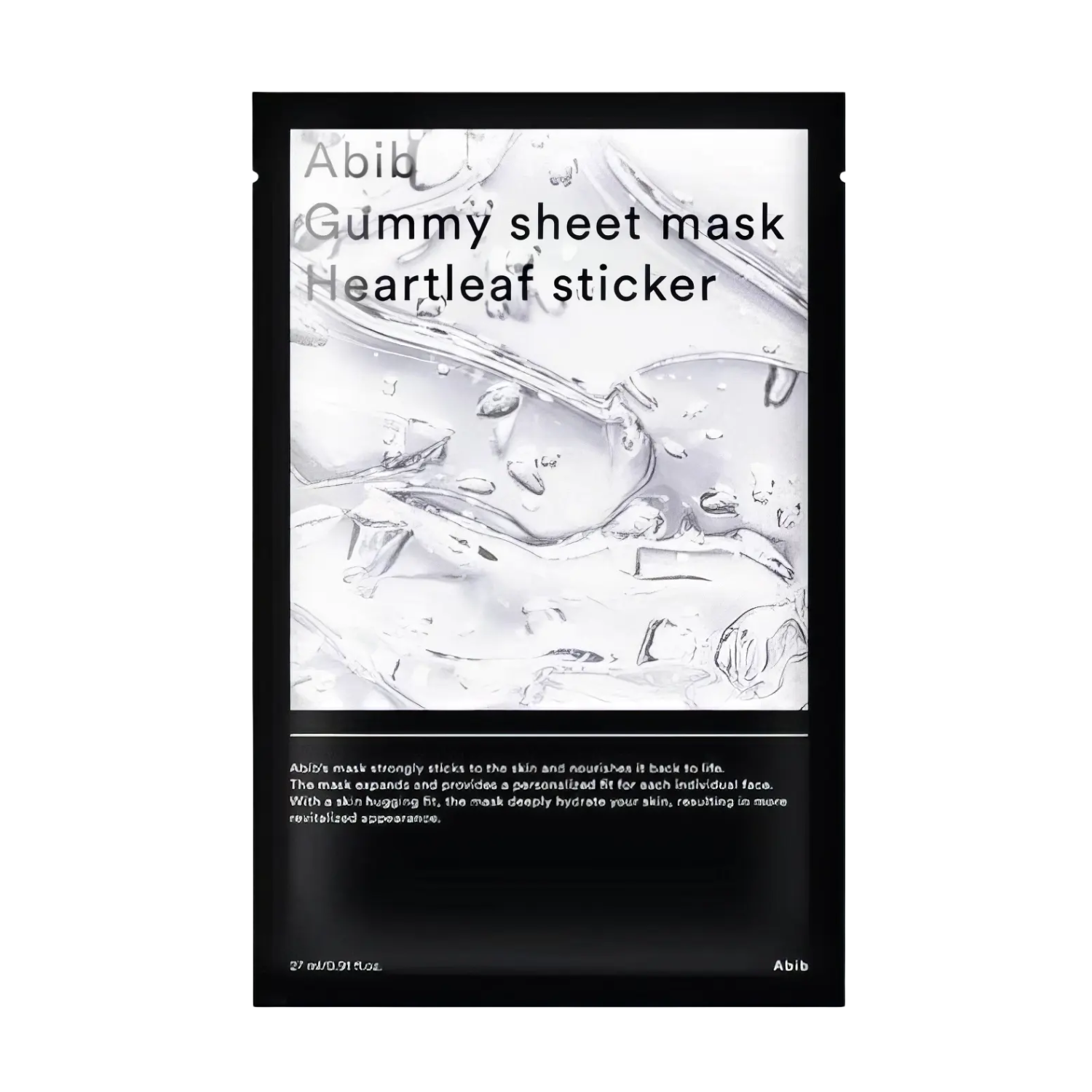 Abib - Gummy Sheet Mask Heartleaf Sticker - 27ml-Wonder Skin
