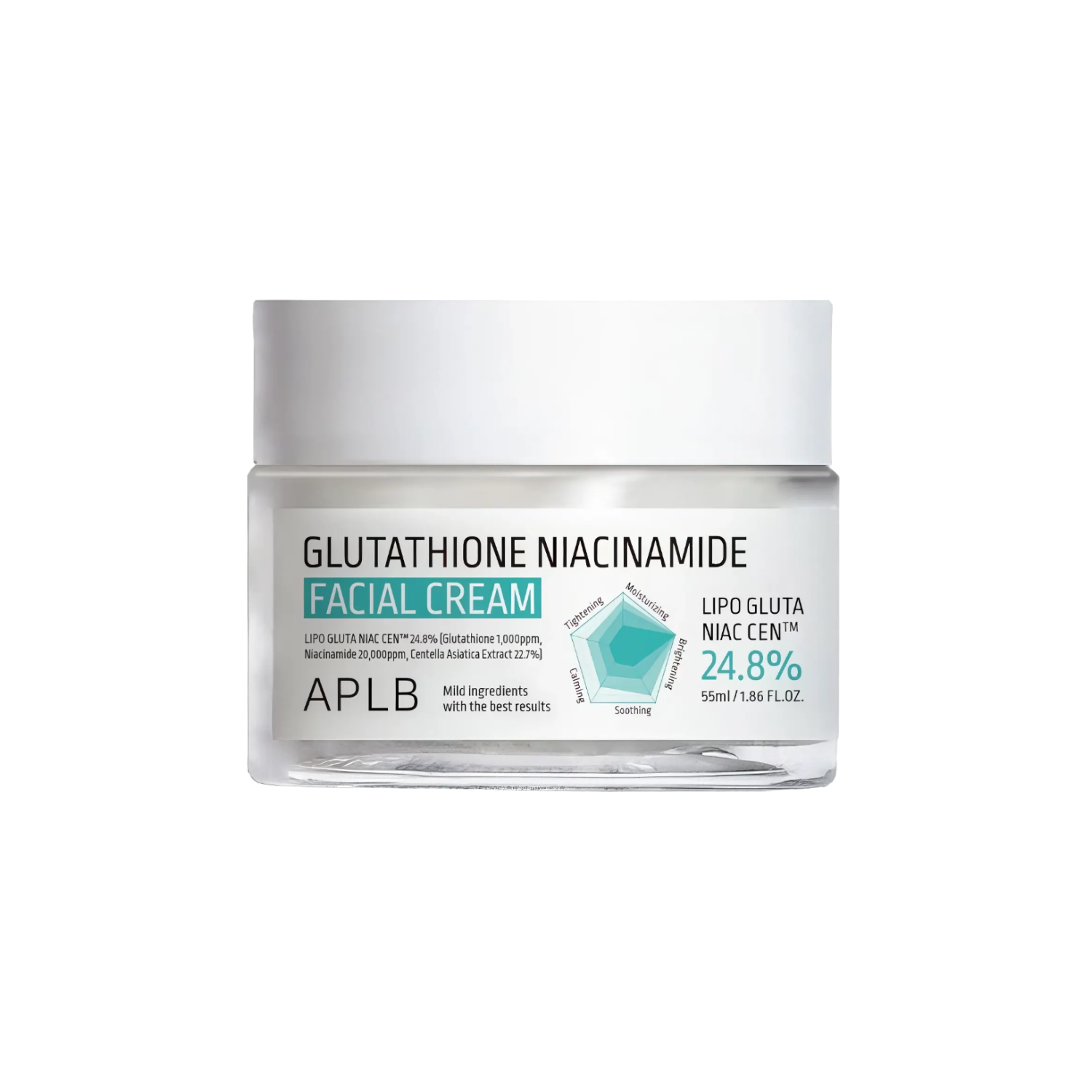 APLB - Glutathione Niacinamide Facial Cream - 55ml-Wonder Skin