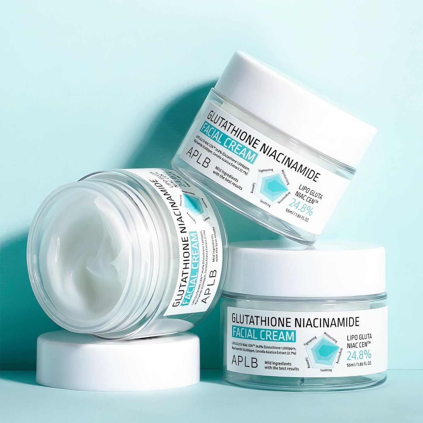APLB - Glutathione Niacinamide Facial Cream - 55ml-Wonder Skin