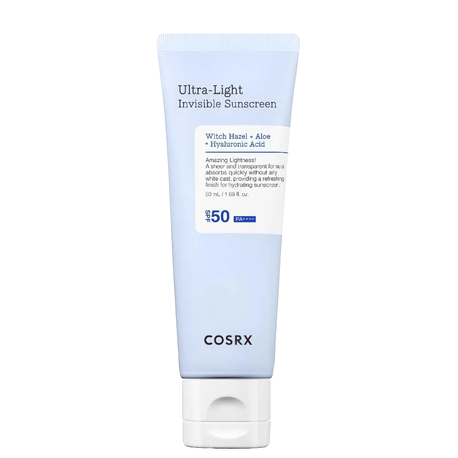 COSRX - Ultra - Light Invisible Sunscreen SPF50/PA++++ - 50ml-Wonder Skin