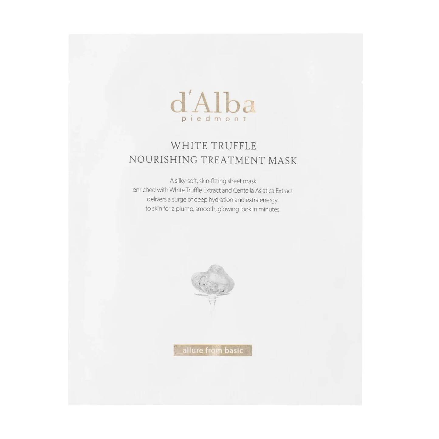 d'Alba - White Truffle Nourishing Treatment Mask - 1pc/25ml-Wonder Skin