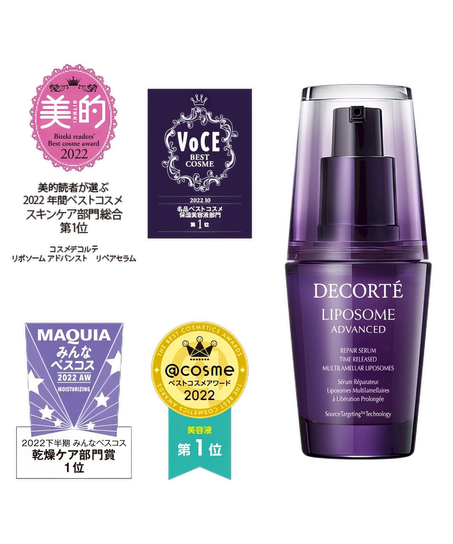 DECORTE Liposome Advanced Repair Serum - 30ml-Wonder Skin