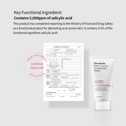 Genabelle Pink Cloud Cleansing Foam 150ml