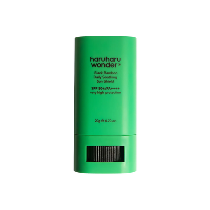 Haruharu Wonder - Black Bamboo Daily Soothing Sun Shield SPF 50+/PA++++ - 20g-Wonder Skin