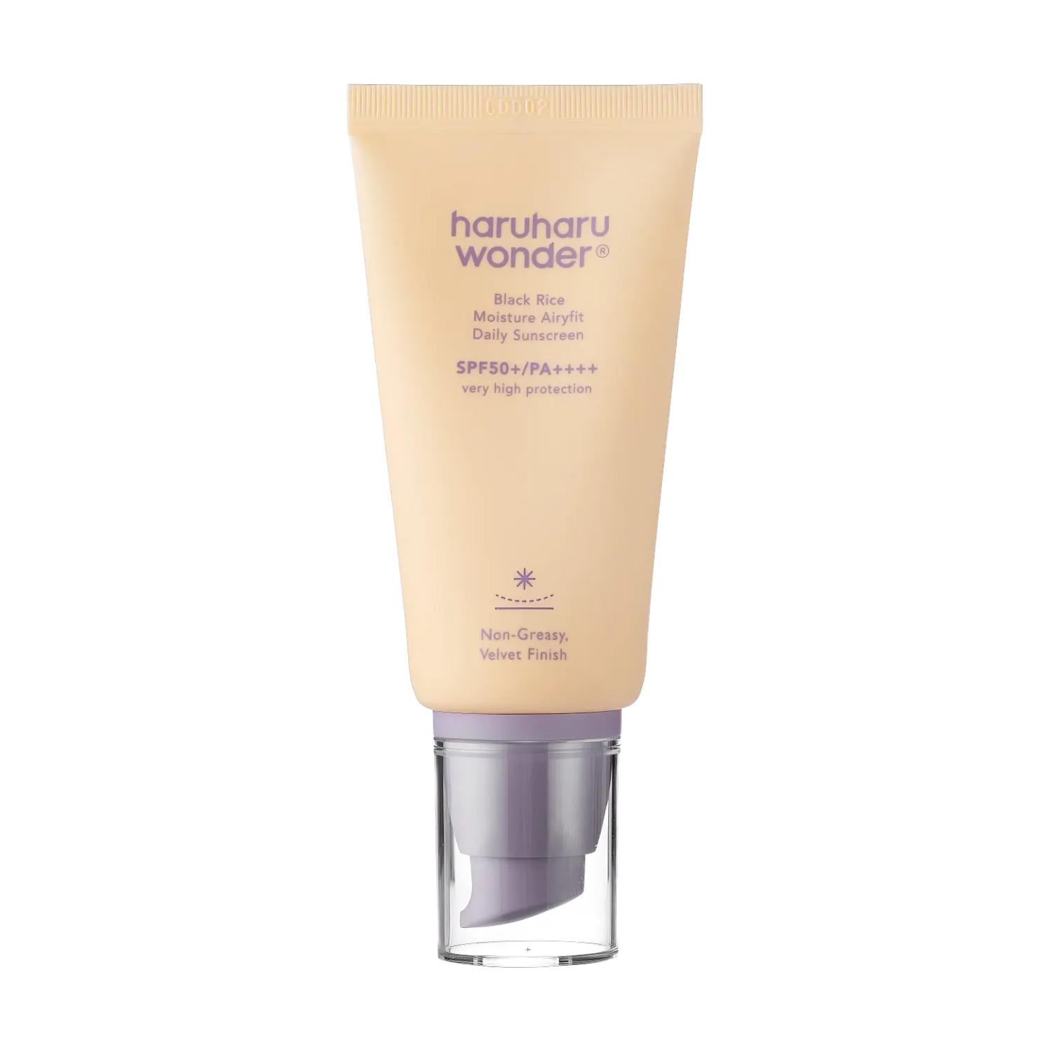 Haruharu Wonder - Black Rice Moisture Airyfit Daily Sunscreen SPF50+/PA++++ - 50ml-Wonder Skin