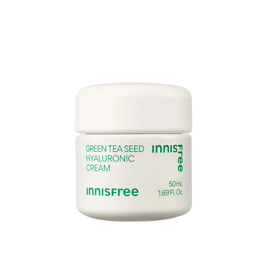 Innisfree - Green Tea Seed Hyaluronic Cream - 50ml-Wonder Skin