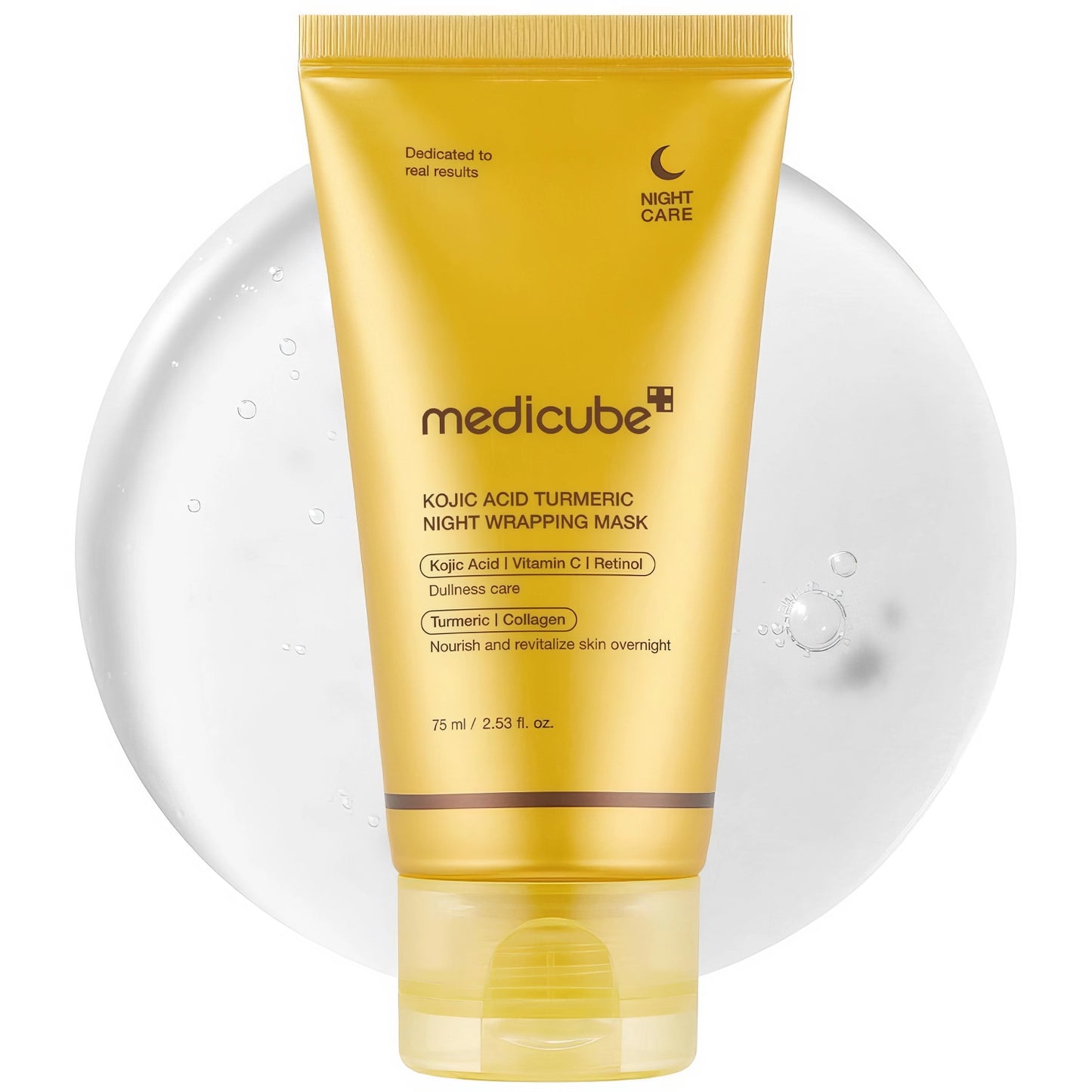 Medicube - Kojic Acid Turmeric Night Wrapping Mask - 75ml-Wonder Skin