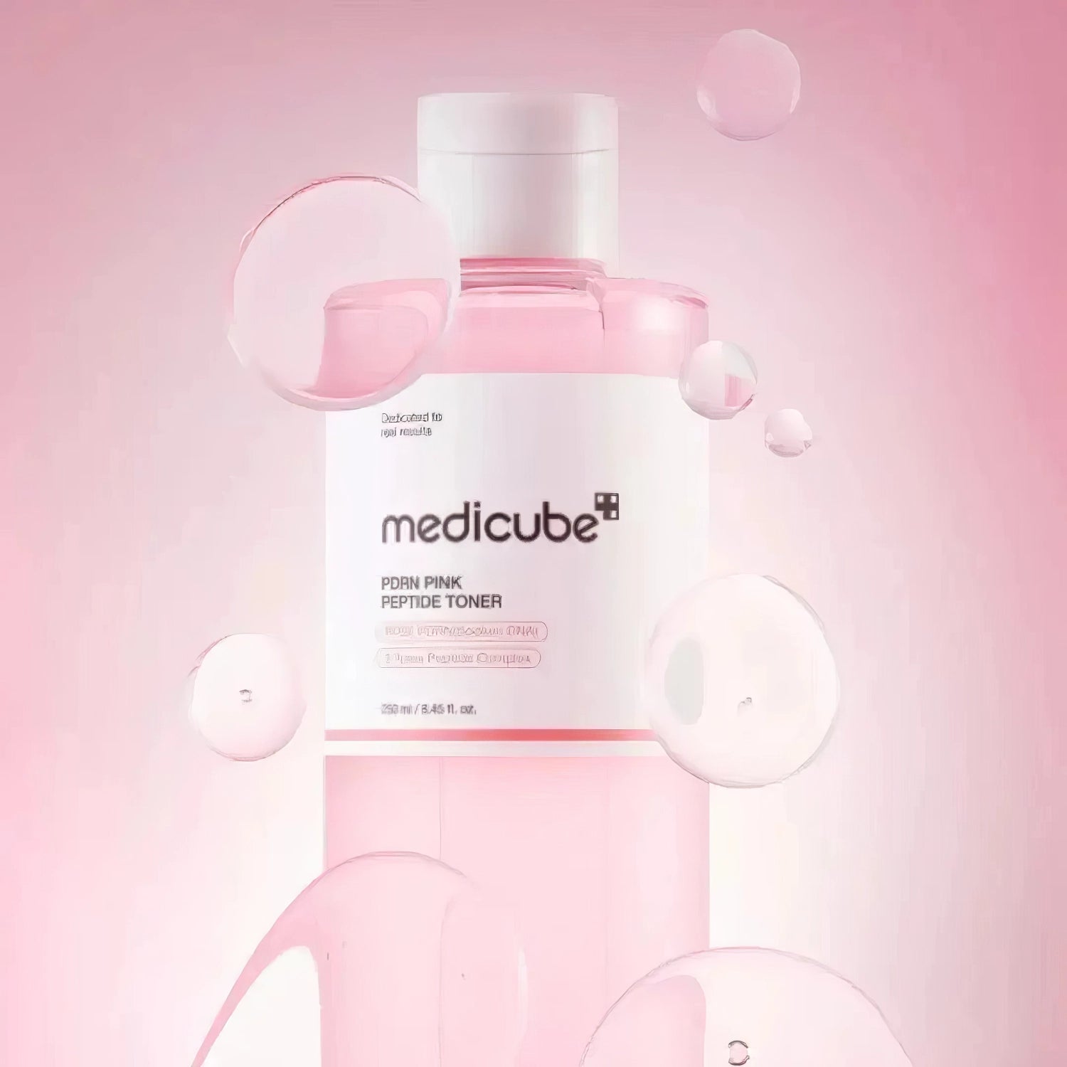 Medicube - PDRN Pink Cica Soothing Toner - 250ml-Wonder Skin