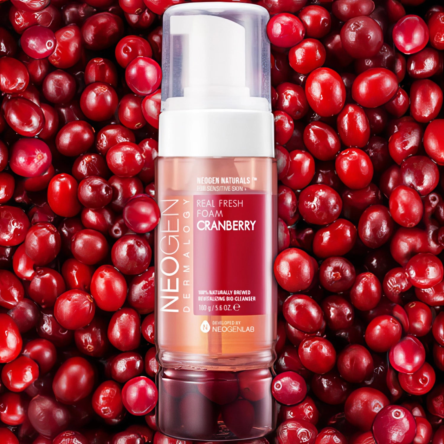 Neogen - Dermalogy Real Fresh Foam Cranberry - 160g-Wonder Skin