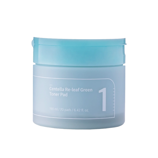 Numbuzin - No.1 Centella Re-leaf Green Toner Pad - 70pcs./190ml.-Wonder Skin