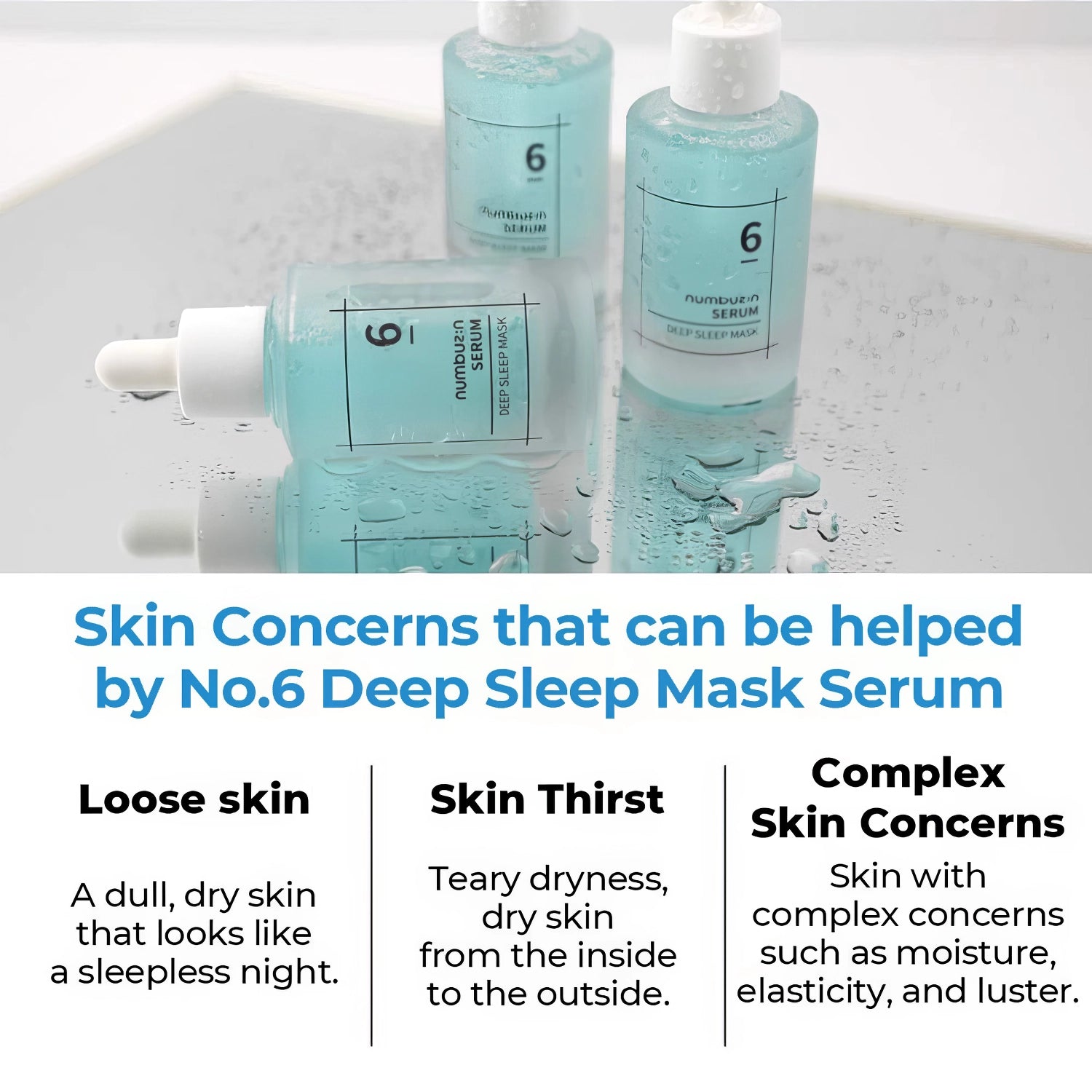 Numbuzin - No.6 Deep Sleep Mask Serum - 50ml-Wonder Skin