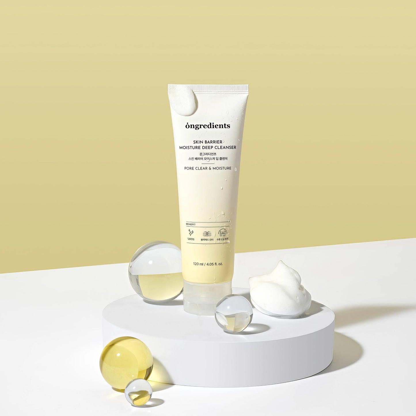 Ongredients - Skin Barrier Moisture Deep Cleanser - 120ml-Wonder Skin