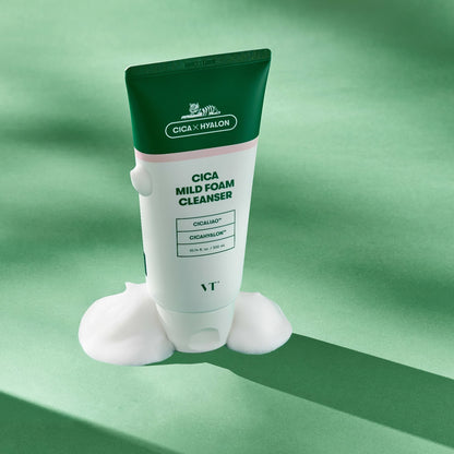 VT - Cica Mild Foam Cleanser - 300ml-Wonder Skin